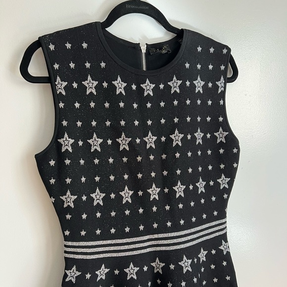 TED BAKER Print Star Jacquard Lurex Knit Dress SIZE 3*** women’s - Picture 5 of 11